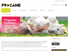 Tablet Screenshot of procane.com.br